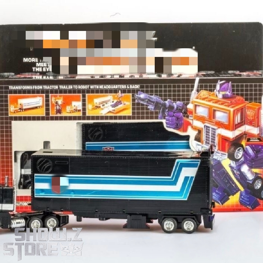 4th Party Transformers G1 Optimus Prime Black Version