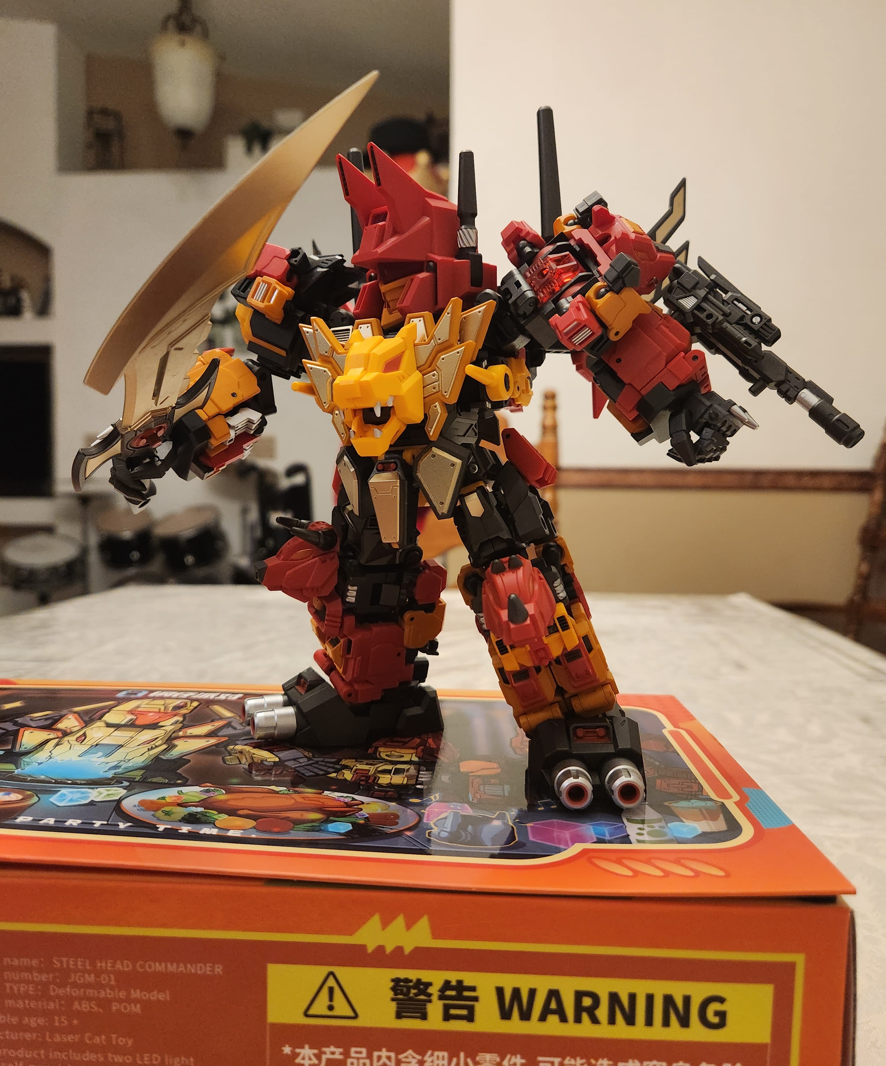 JIGUANGMAO TOYS JGM-SKP01 非正規 プレダキング JiGuangMao Toy Steel Kiddy Party JGM-SKP01 Mini-Ferocy