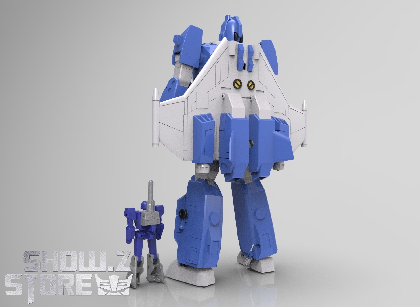 ブルホボット　BLOJOBOT　ソフビ　BLOJOMARS ATTACK Zybots Blue Bomber by REMCO