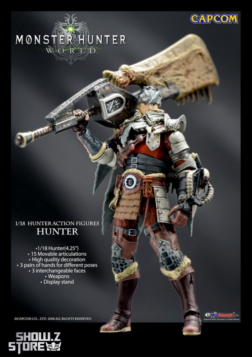 Kitzconcept 1/18 Monster Hunter Male Hunter | ShowZStore.com