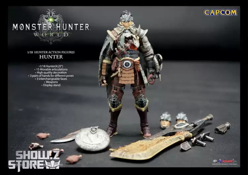 Kitzconcept 1/18 Monster Hunter Male Hunter | ShowZStore.com