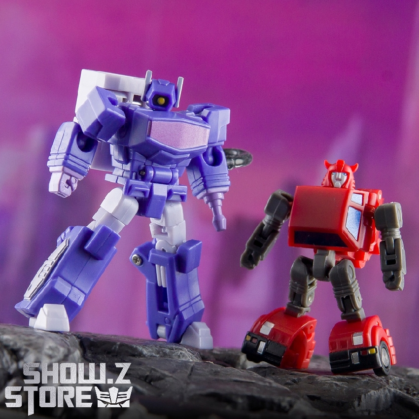 Dr.Wu & Mechanic Studio DW-E37 Leap Cliffjumper & DW-E38 Pulse Gun Shockwave Toy Color Version Set of 2