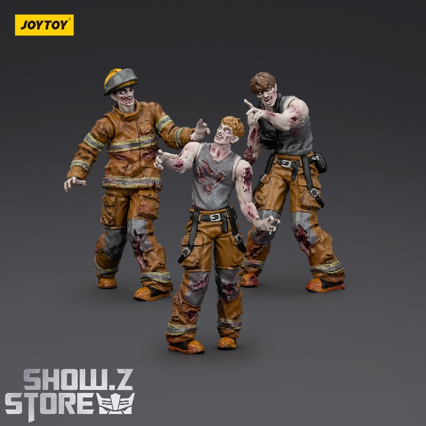 JoyToy JT01598 1/25 Dark Source Zombie Figure Firefighters