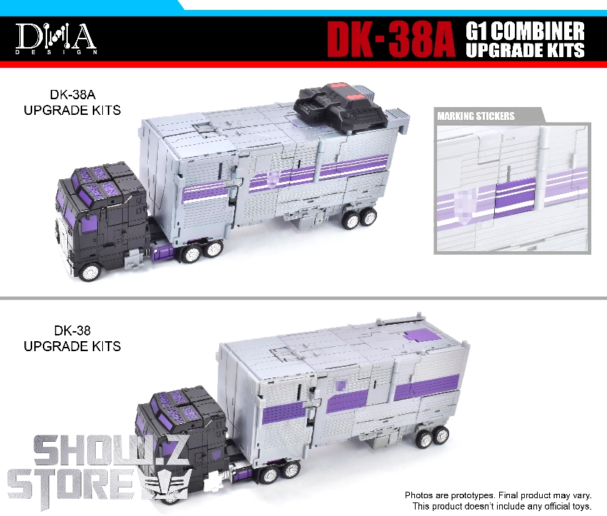 DNA Design DK-38A Upgrade Kits for G1 Combiner - Show.Z Store
