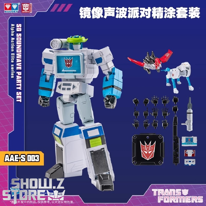 Auldey Transformers AAE-S003 Shattered Glass Soundwave Exquisite Paint Version