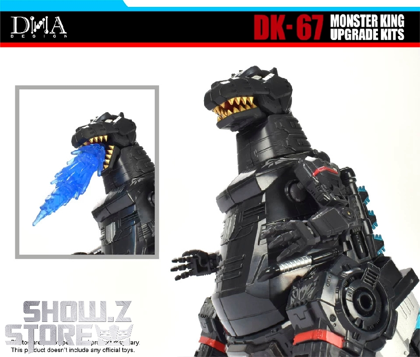 【最後1セット】APPEAL X ThomasKong 10枚セット DMD DNA Design's DK-67 Megatron Type Godzilla upgrade kit from the