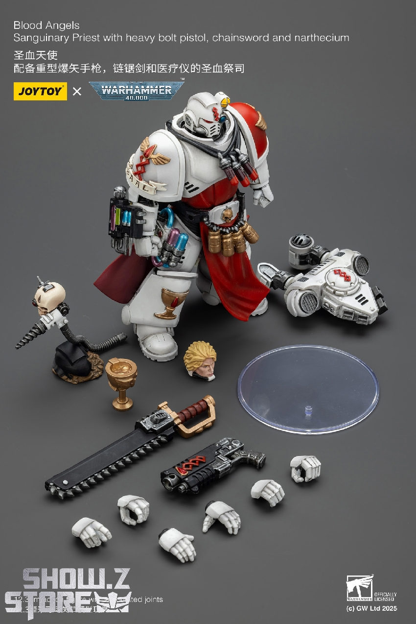 JoyToy JT01789 1/18 Warhammer 40k Blood Angels Sanguinary Priest