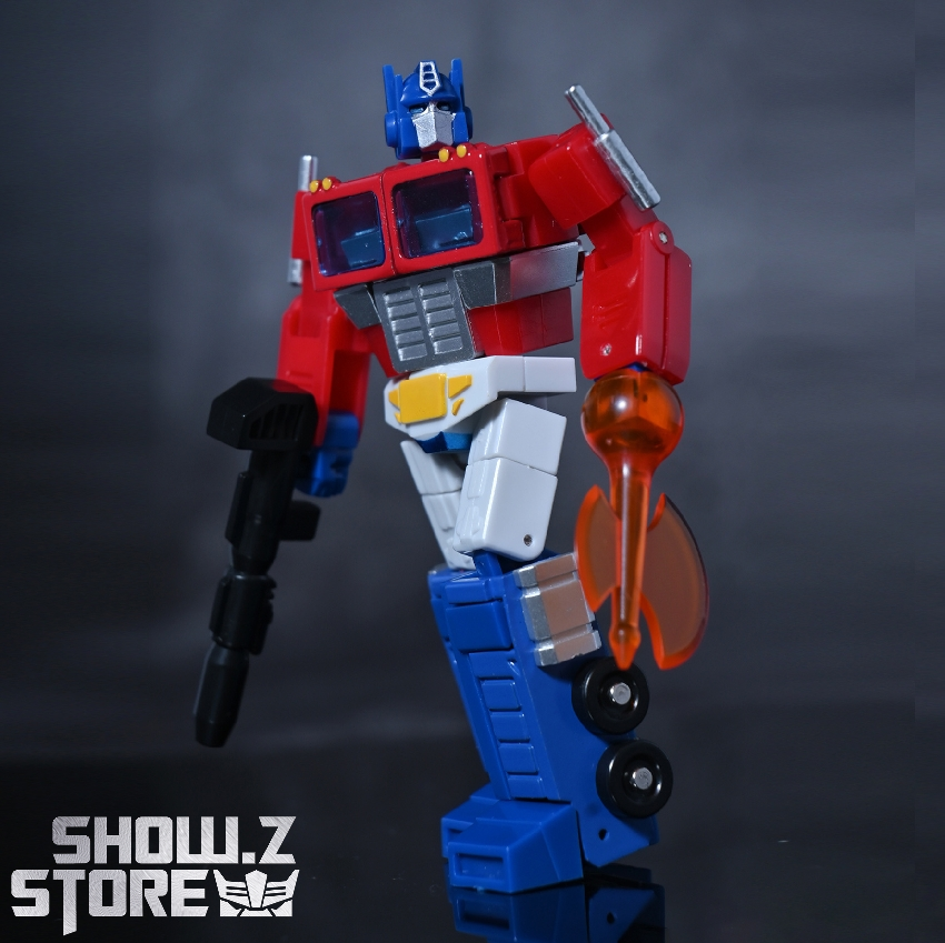 Galaxy Toys MINI01 Leader King Optimus Prime Transparent Window Version