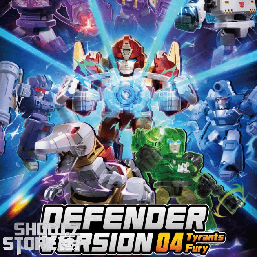 [Coming Soon] Blokees Transformers Defender Version 04 Tyrants Fury Model Kit Set of 12