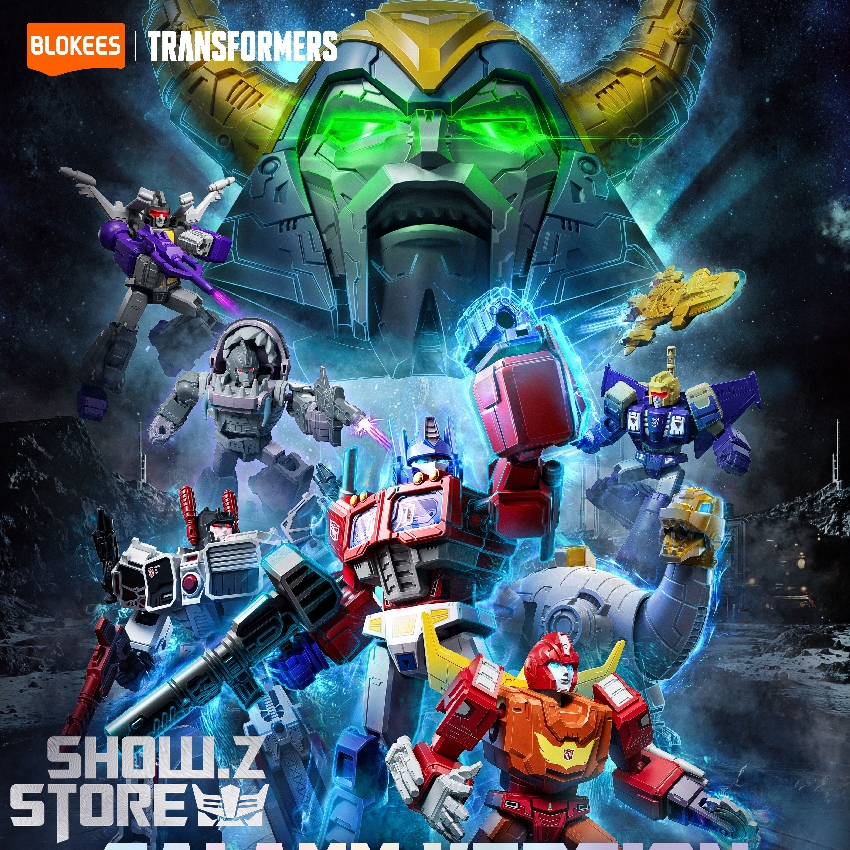 Blokees Transformers Galaxy Version 08 One Shall Fall Model Kit Set of 9