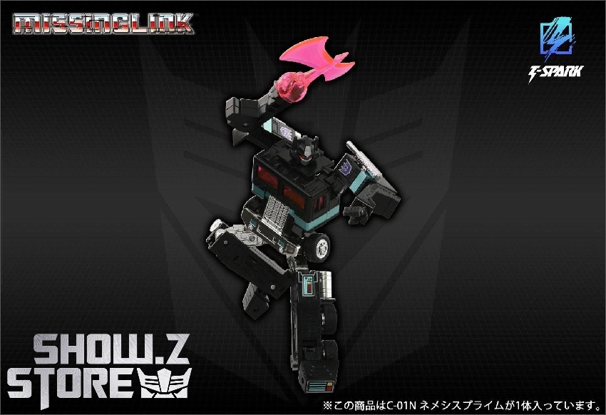 Takara Tomy Missing Link C-01N Nemesis Prime w/ Trailer