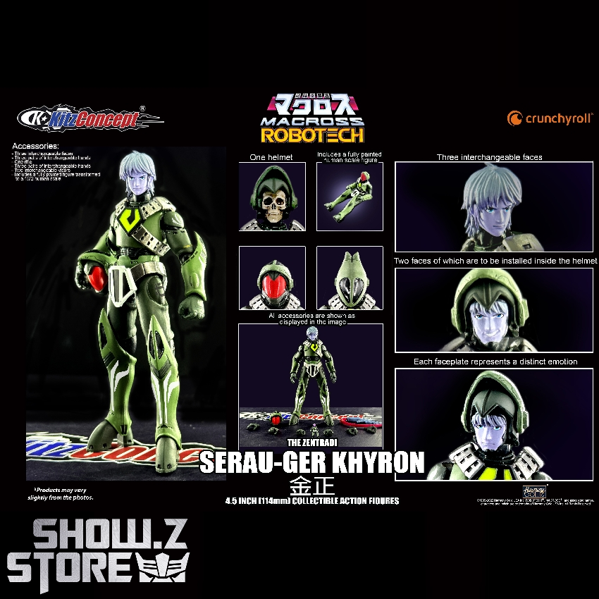 Kitzconcept 4.5 Inch Macross Serau-Ger Action Figures Khyron