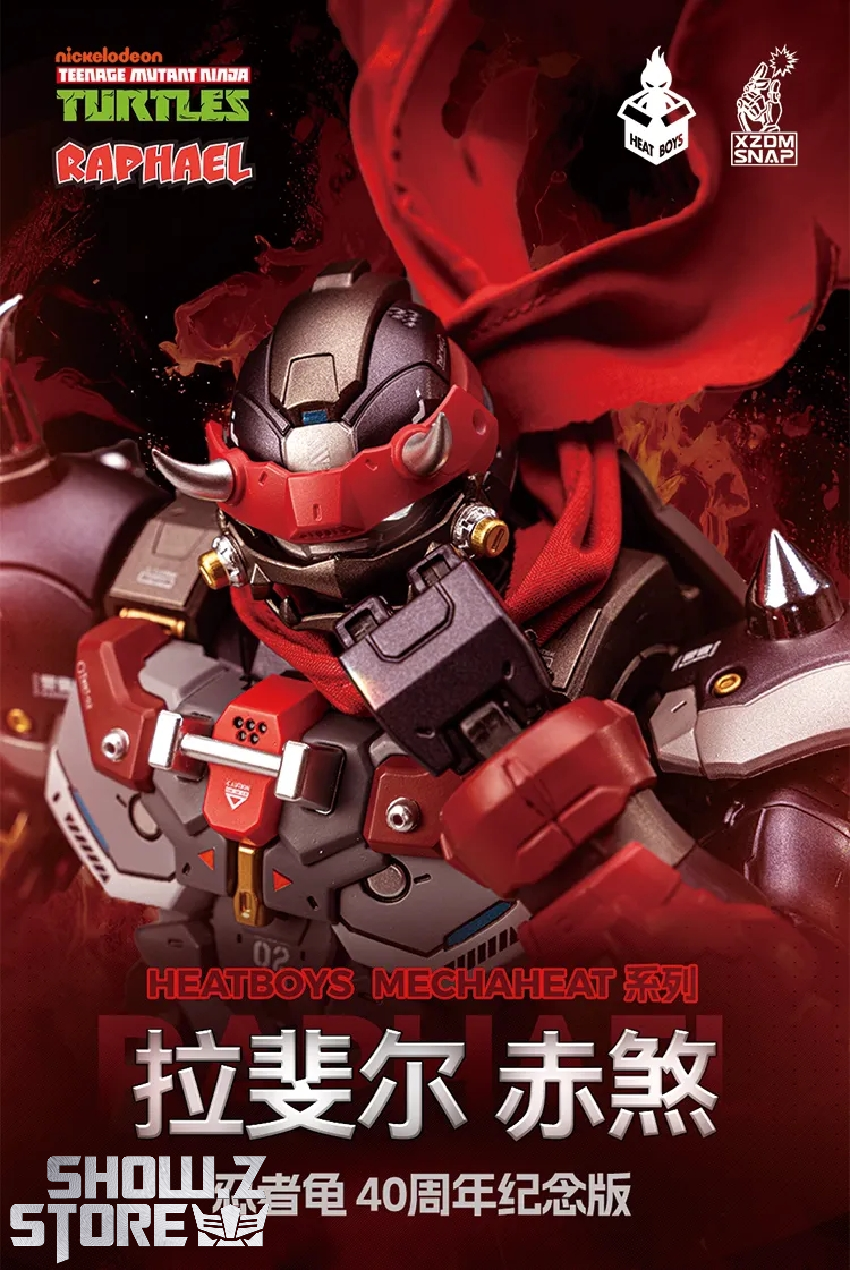 HEATBOYS HB0095 Teenage Mutant Ninja Turtles RAPHAEL 40th