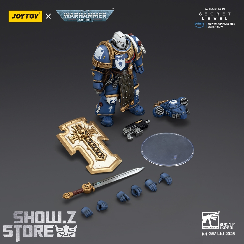 JoyToy JT02809 1/18 Warhammer 40K Ultramarines Torvald with Power