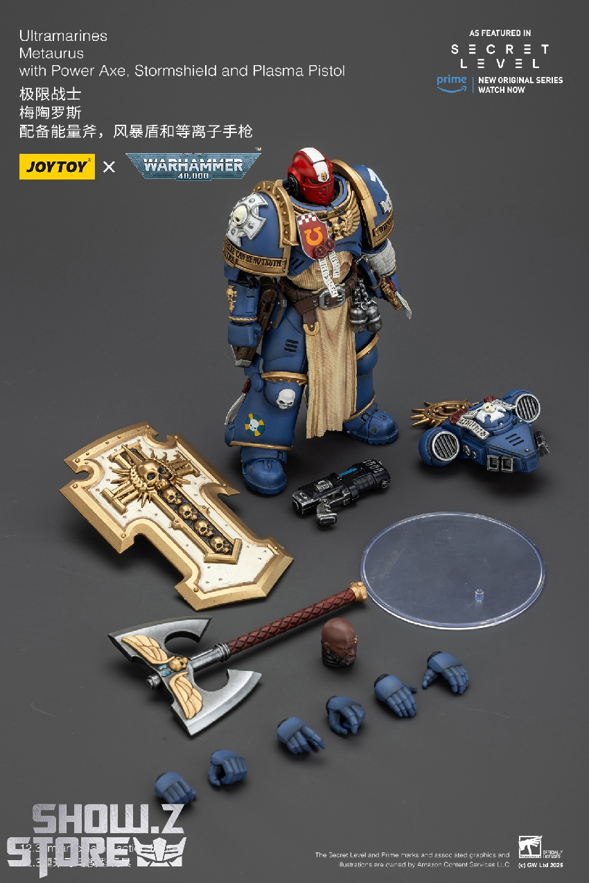 JoyToy JT02786 1/18 Warhammer 40K Ultramarines Metaurus with Power