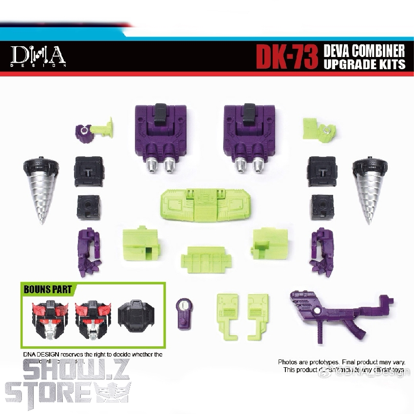 [Pre-Order] DNA Design DK-73 Deve Combiner Upgrade Kits