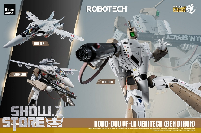 Threezero 3Z0306 ROBOTECH ROBO-DOU ROBOTECH VF-1A Veritech Ben