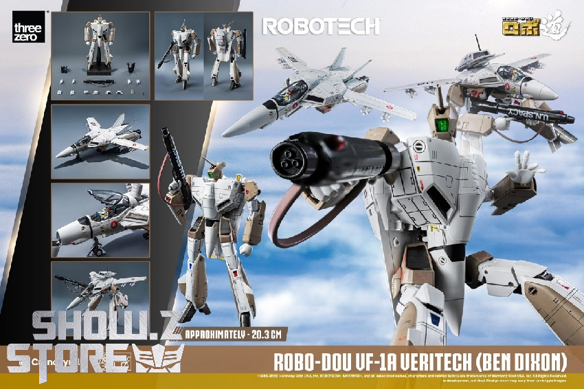 Threezero 3Z0306 ROBOTECH ROBO-DOU ROBOTECH VF-1A Veritech Ben