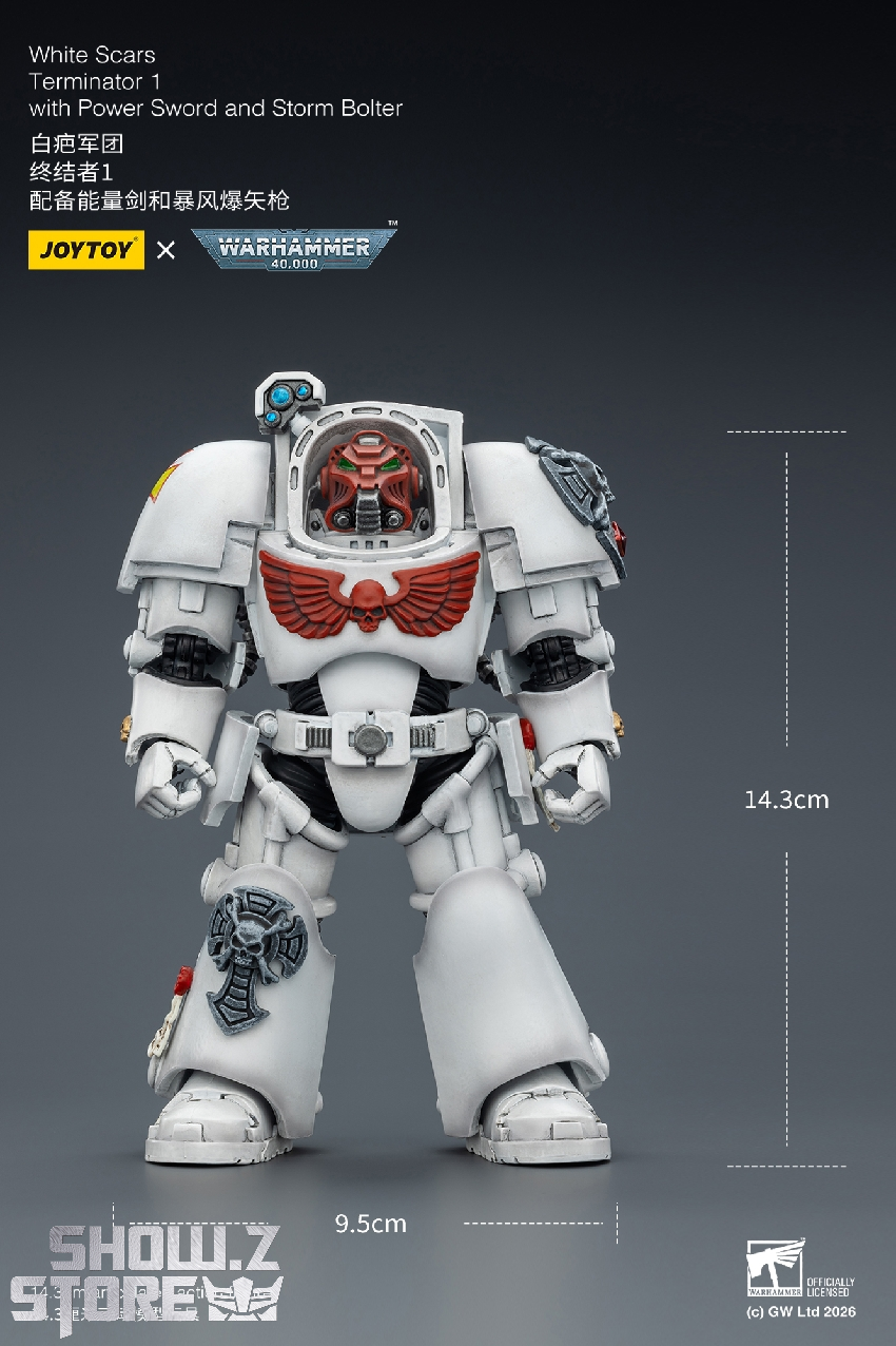 JoyToy JT03189 WH40K White Scars Terminator 1 | ShowZStore.com