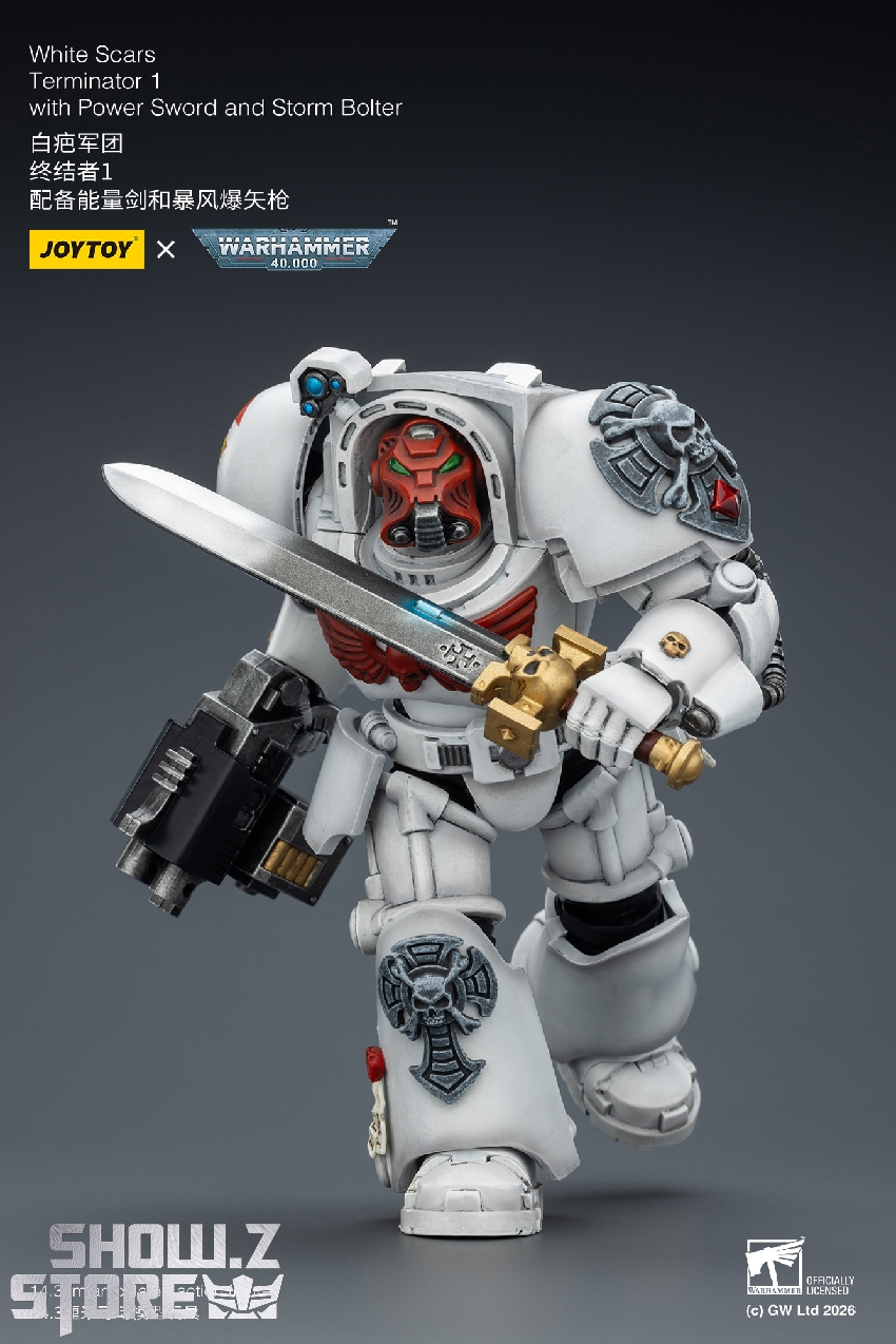 JoyToy JT03189 WH40K White Scars Terminator 1 | ShowZStore.com