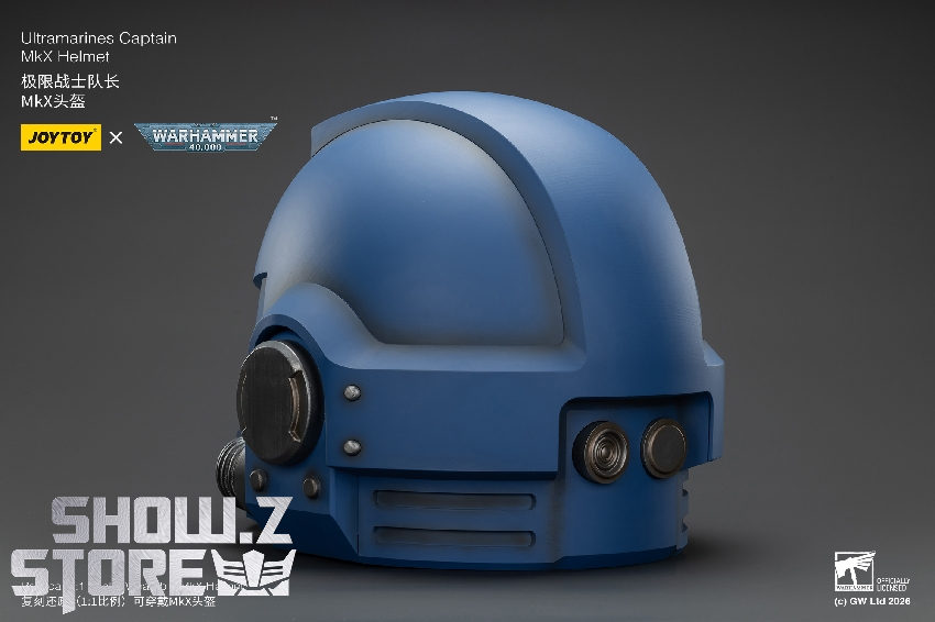 JoyToy JT03738 1/1 WH40K Ultramarines Captain Helmet | ShowZStore.com