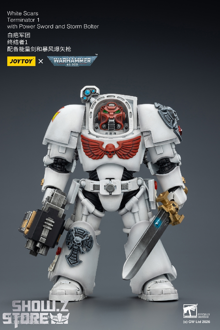 JoyToy JT03189 WH40K White Scars Terminator 1 | ShowZStore.com