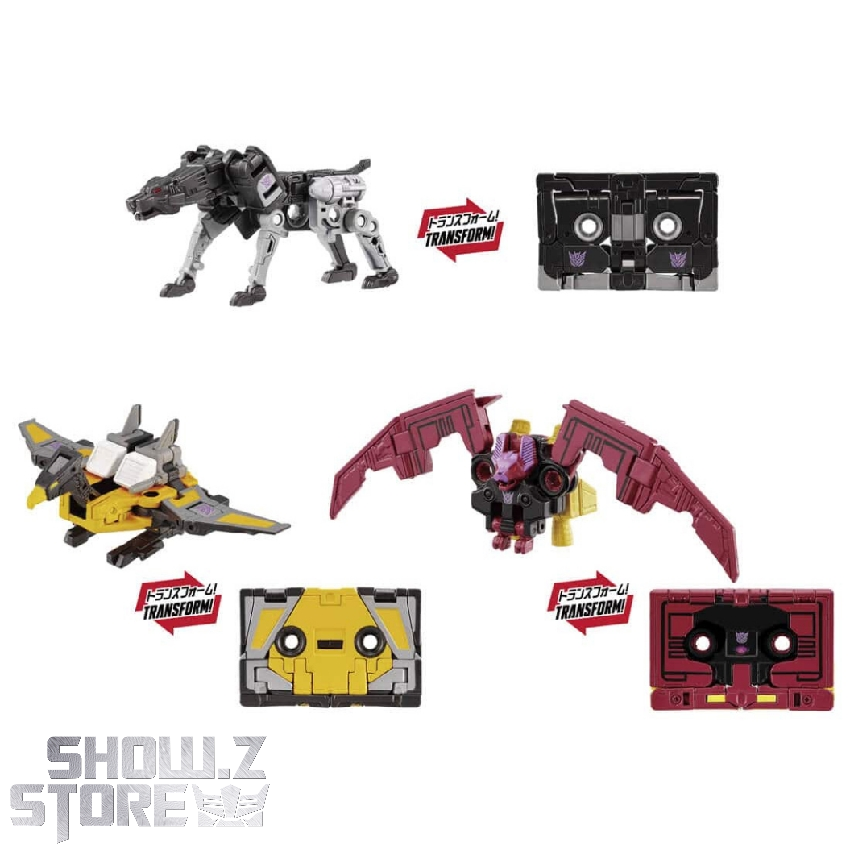 [Pre-Order] Takara Tomy Masterpiece Gattai MPG-22 Ravage & Buzzsaw & Ratbat Animation Color Set of 3