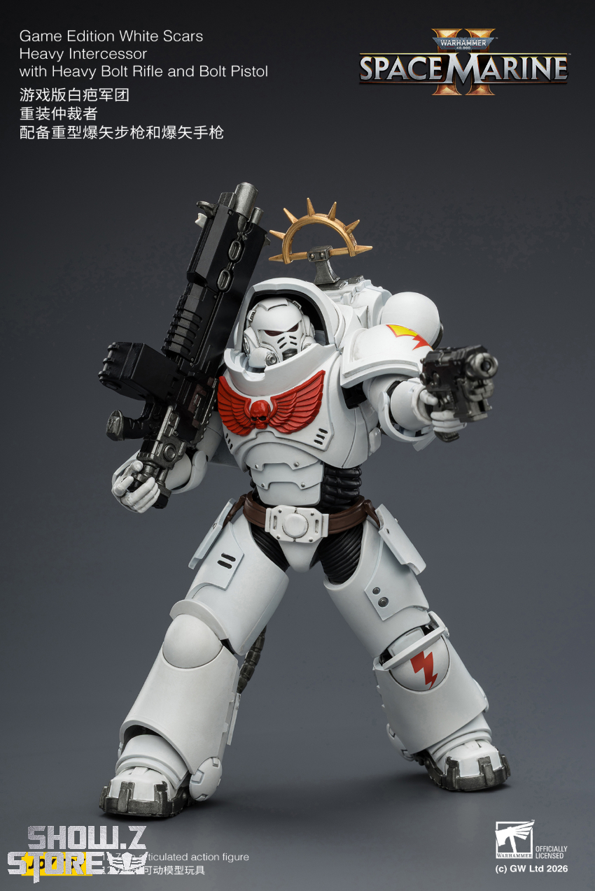 JoyToy Warhammer White Scars Heavy Intercessor | ShowZStore.com