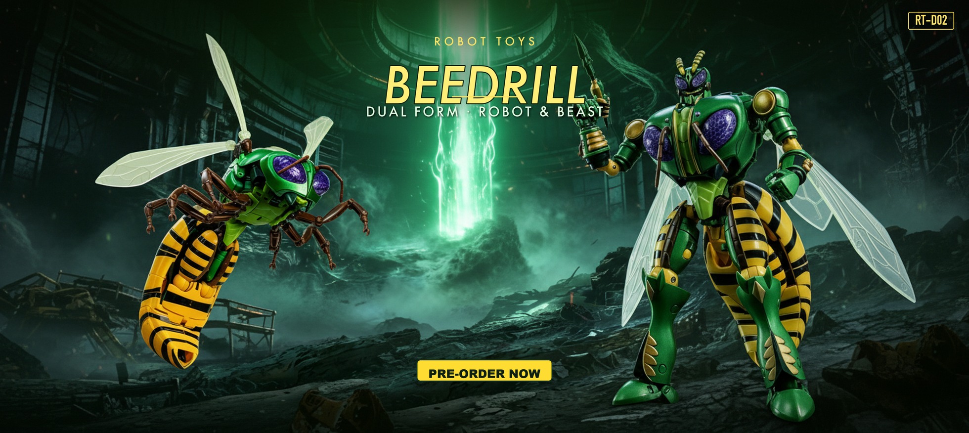 Robot Toys RT-D02 Beedrill Waspinator