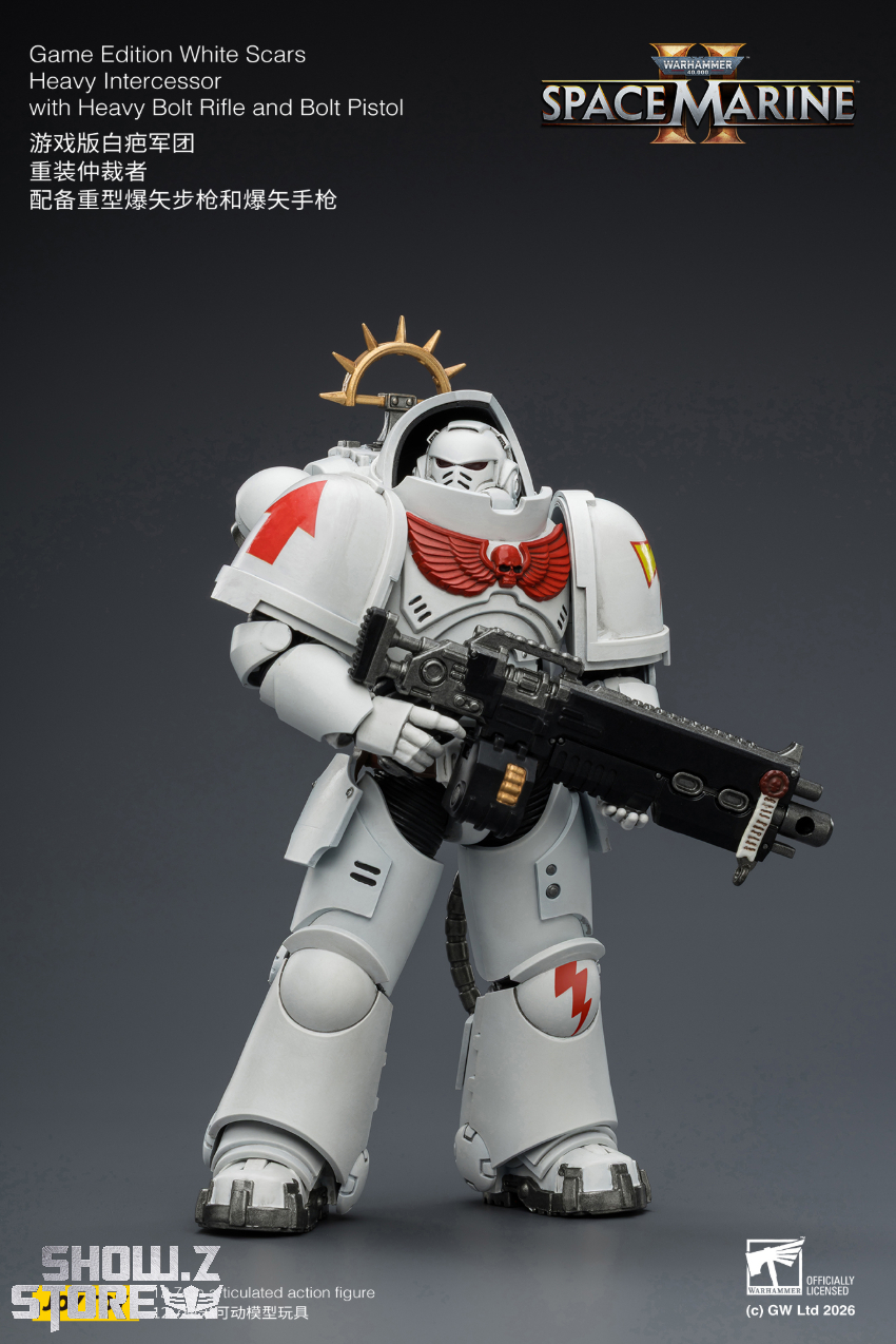 JoyToy Warhammer White Scars Heavy Intercessor | ShowZStore.com