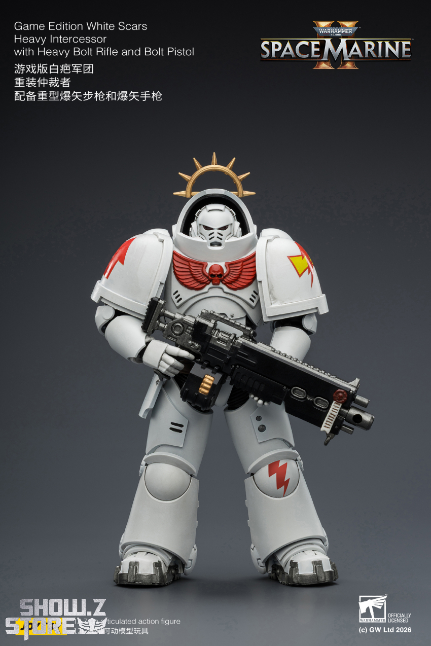 JoyToy Warhammer White Scars Heavy Intercessor | ShowZStore.com