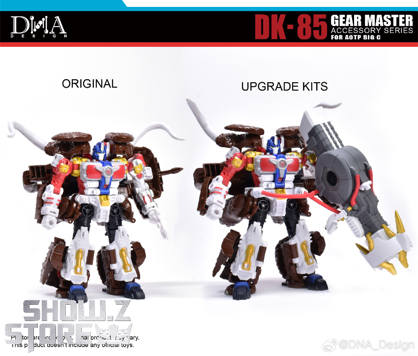 DNA Design DK-85 Gear Master Big Convoy Upgrade | ShowZStore.com