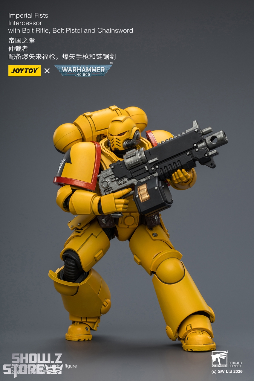 JoyToy JT03844 1/18 Warhammer 40K Imperial Fists Intercessor with