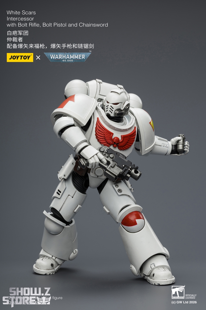 JoyToy JT03882 1/18 Warhammer 40K White Scars Intercessor with