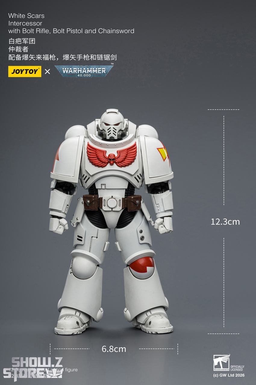 JoyToy JT03882 1/18 Warhammer 40K White Scars Intercessor with