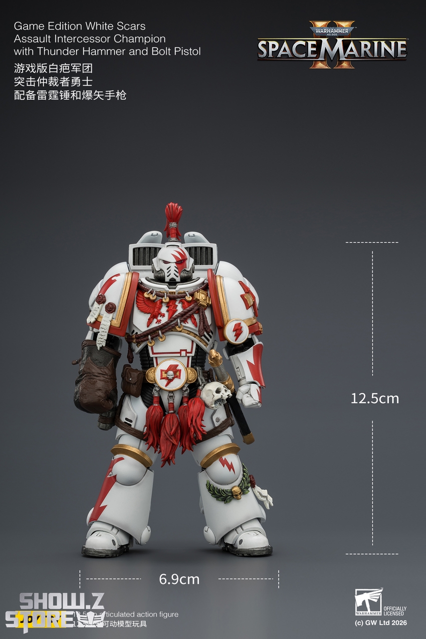 JoyToy JT04407 1/18 Warhammer 40K Game Edition White Scars Assault