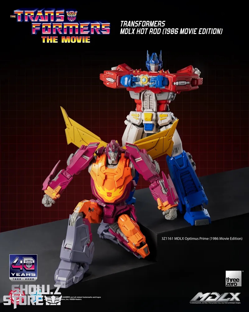 Threezero 3Z1125 Transformers MDLX Hot Rod (1986 Movie Edition