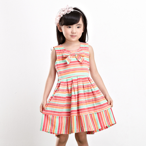 Rainbow Striped Dresses