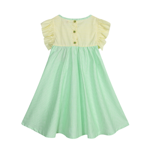 ruffle sleeve girl dress