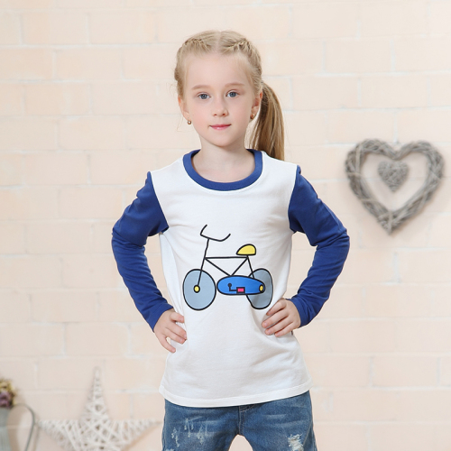 cotton casual girls t shirt