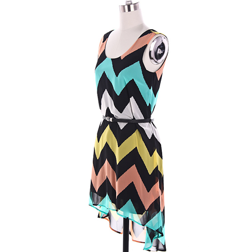 fashions of chevron dresses in chifon wholesale alibaba