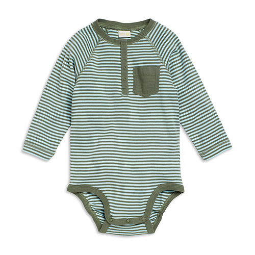 Make to order newborn baby boy oneise long sleeve striped baby romper for winter