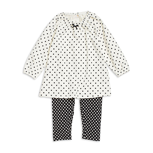 100% Cotton interlock pajama set children clothing baby layette sets