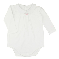 Blank long sleeve newborn baby rompers lovely infant cotton kids clothing