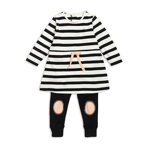 Cotton baby layette striped children summer clothes pictures
