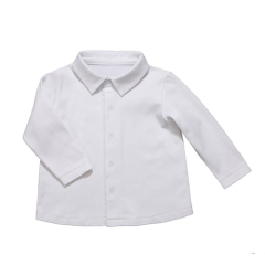 Toddlers clothing boys fancy shirts boutique long sleeve white baby boy shirt