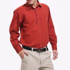 New arrival comfortable official red Stripe polo slim fit shirts design for men