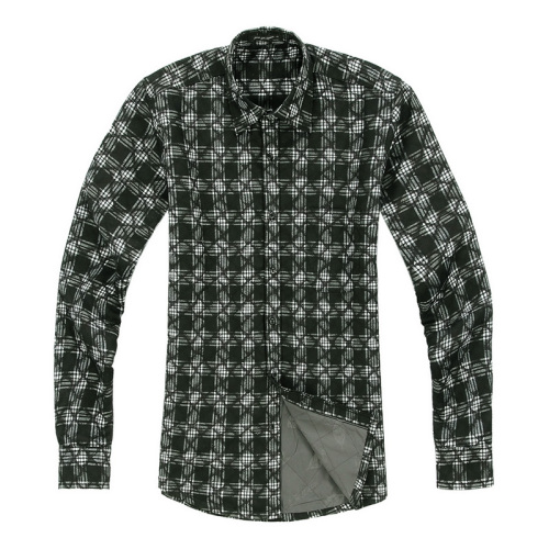 Hot selling new design long sleeve custom button checked shirt for men