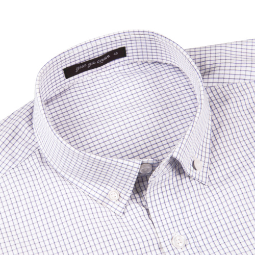 Customer brand wholesale mens dress shirts plaid OEM