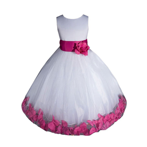 Children party wears clothes gown ball dress flower girl pageant dresses for wedding